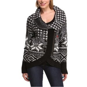 Desigual asymmetrical sweater cardigan